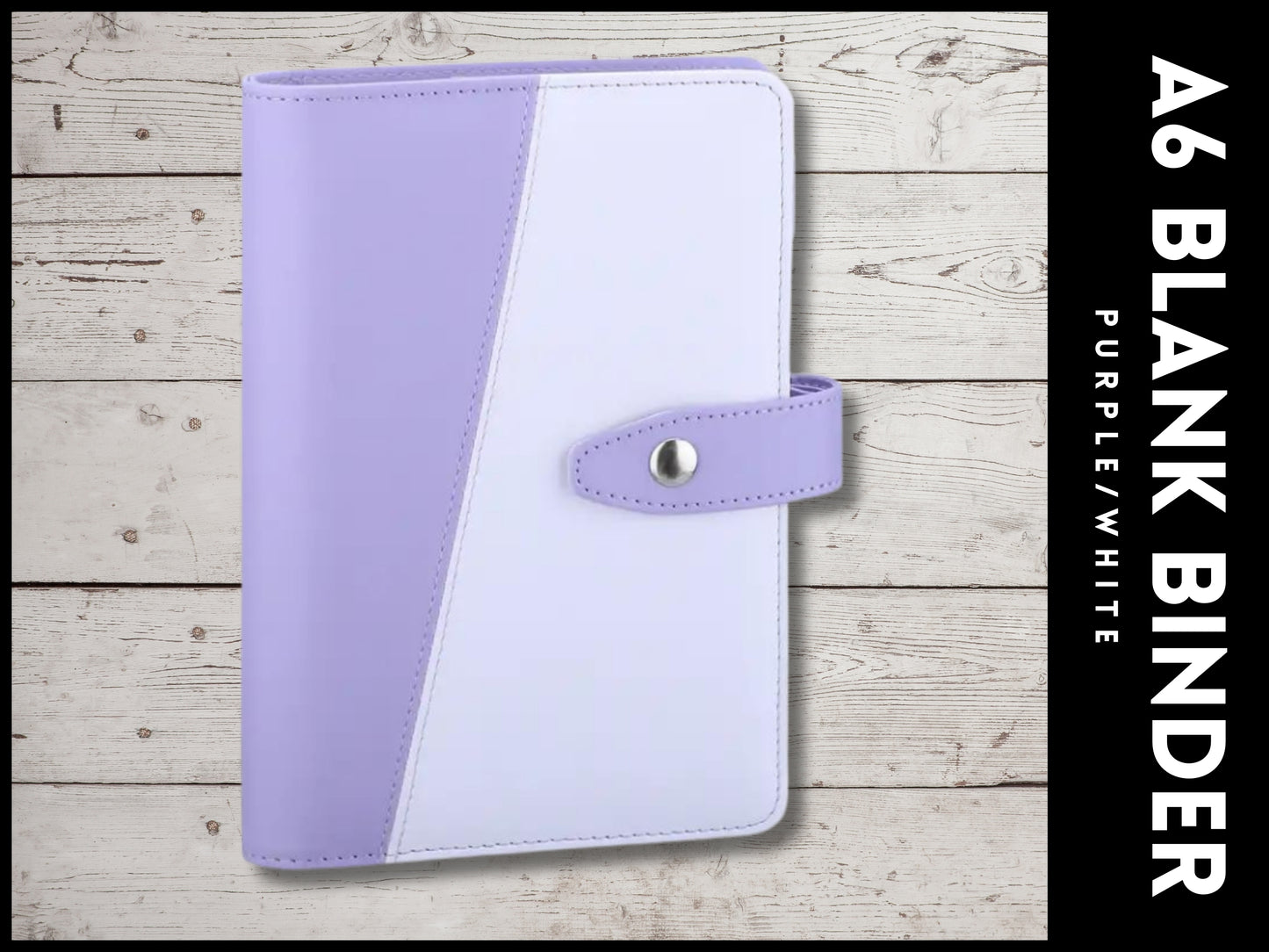 A6 Budget Binder (Purple/White)