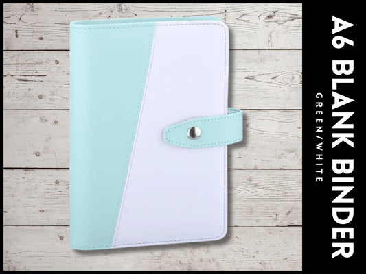 A6 Budget Binder (Blue/White)