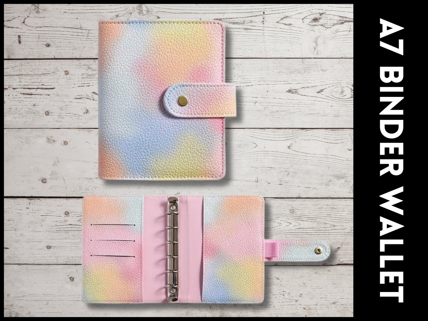 A7 Binder Wallet Tie Dye