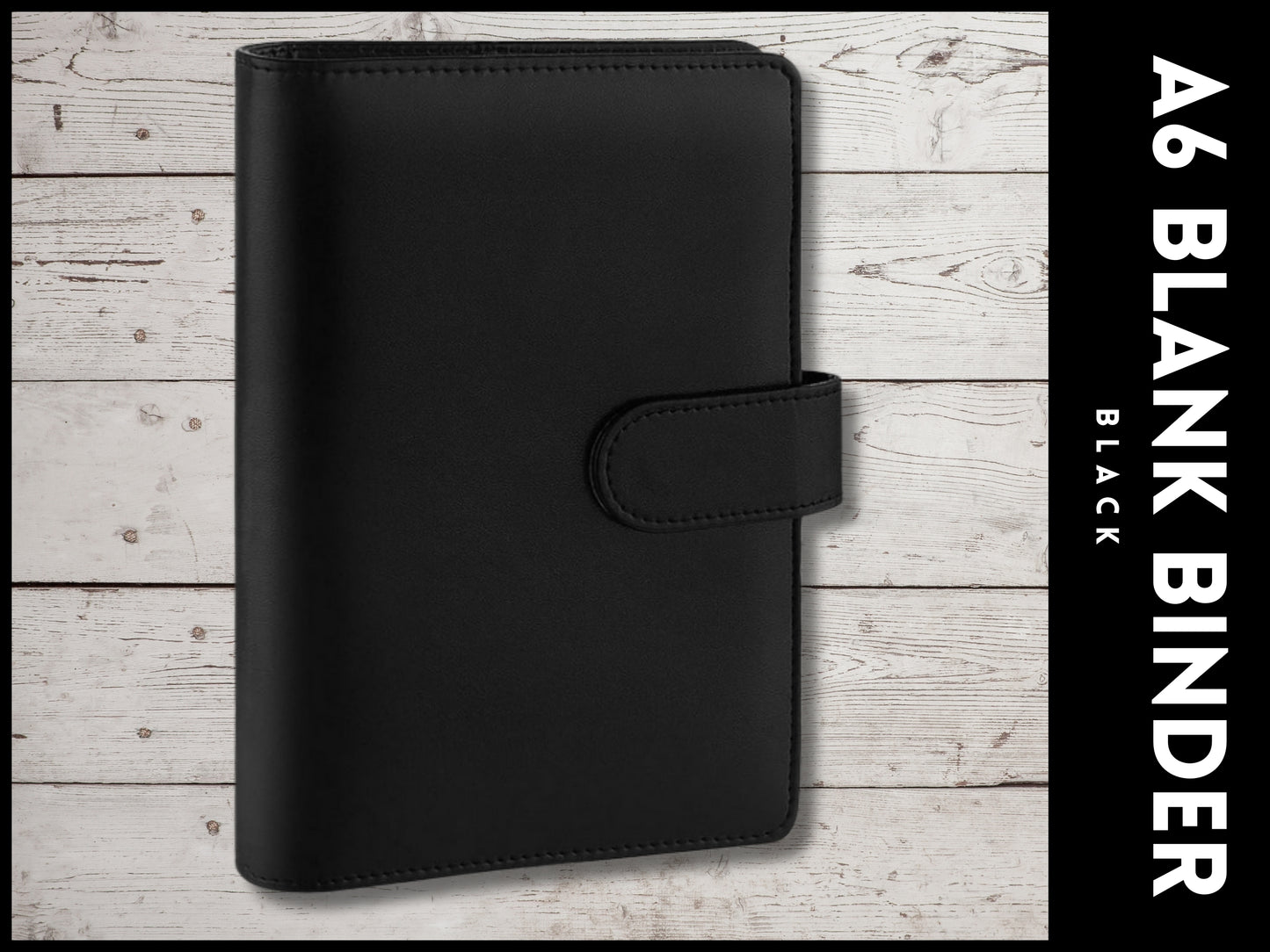 A6 Budget Binder (Black)