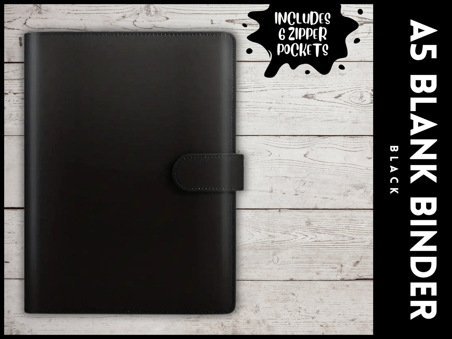 A5 Budget Binder (Black)