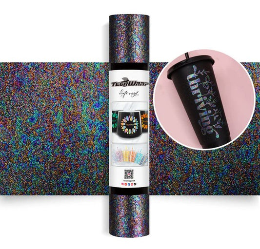 TECKWRAP Colorful Pearl Adhesive Vinyl - Black