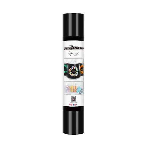 TECKWRAP Craft Vinyl - Ink Black (glossy)