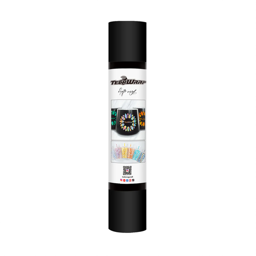 TECKWRAP Adhesive Vinyl - Ink Black (matte)