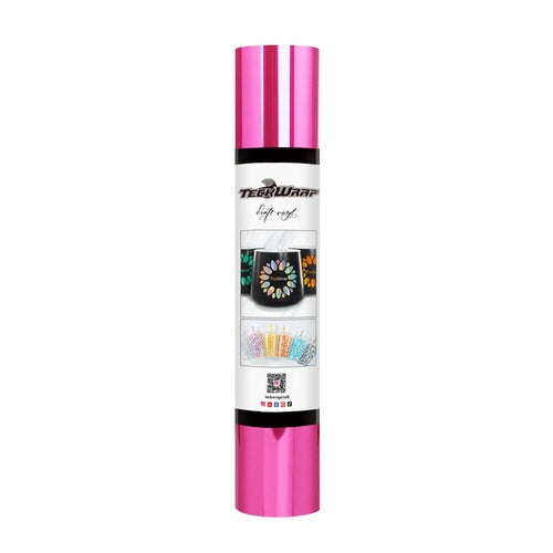 TECKWRAP Mirror Chrome Adhesive Vinyl - Royal Pink