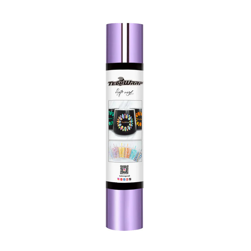 TECKWRAP Bubble Free Mirror Chrome Adhesive Vinyl - Iris Purple