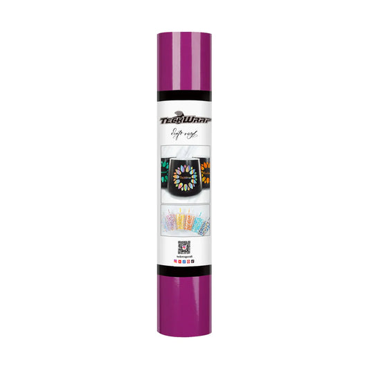 TECKWRAP Adhesive Craft Vinyl - Red Violet (glossy)